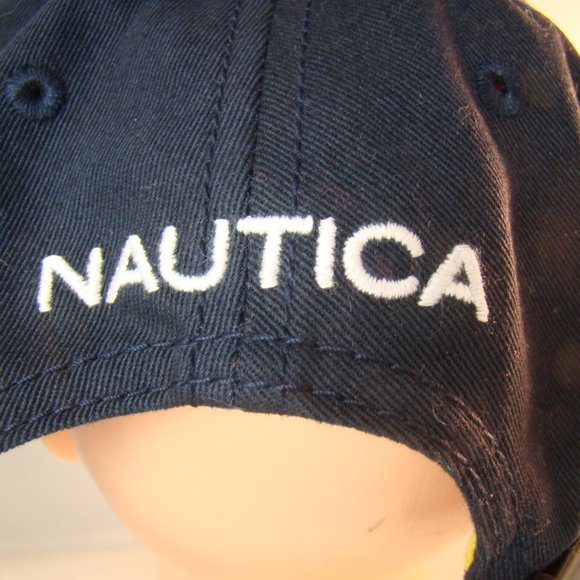 Nautica Hat Navy Blue Relaxed Fit Adjustable Cap Mens Women Unisex - Picture 5 of 9